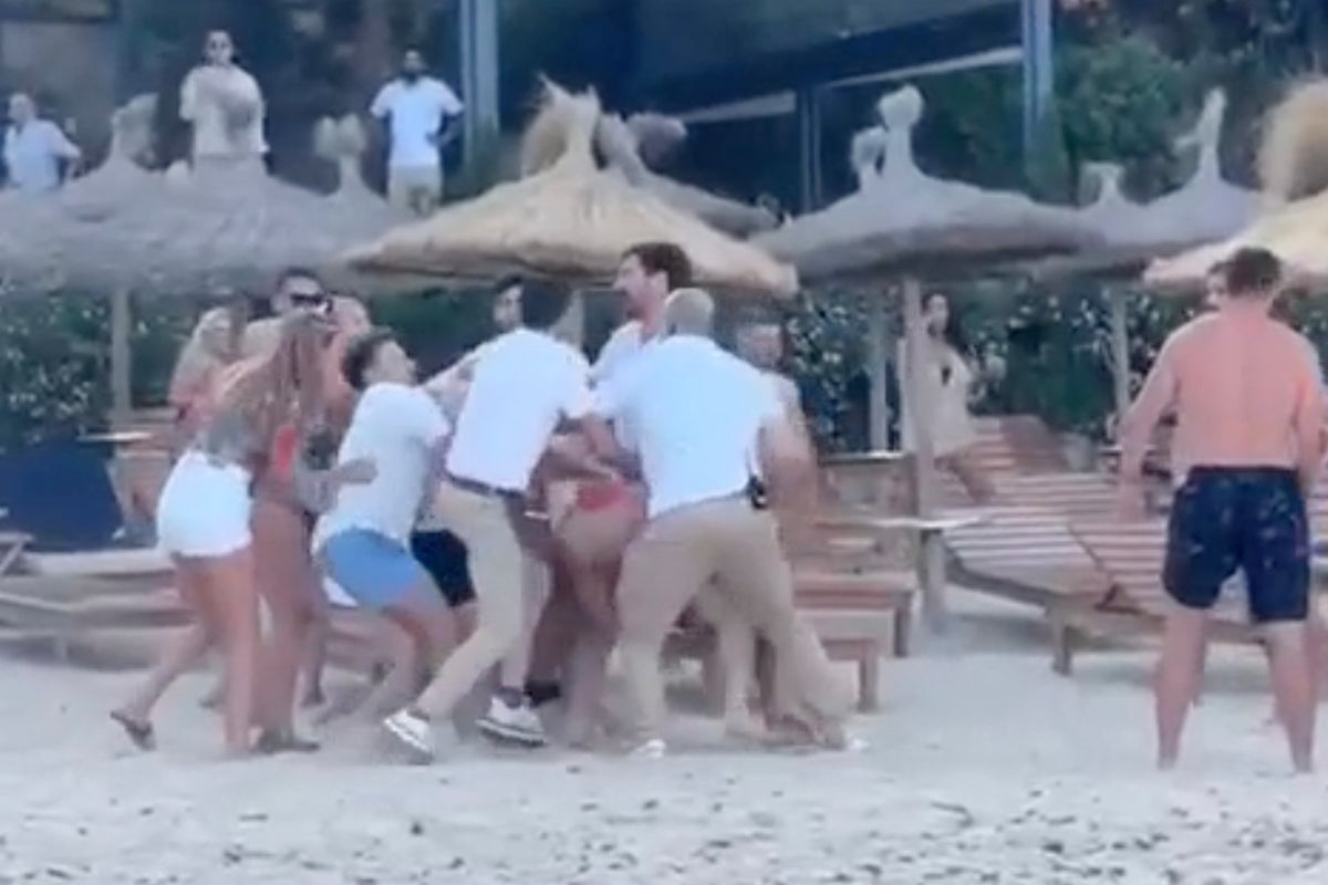 British tourists on stag do arrested after huge brawl in Mallorca restaurant